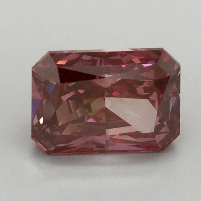1.19 Ct. Fancy Vivid Red Radiant Lab Grown Diamond