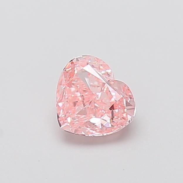 1.00 Ct. Fancy Intense  Pink Heart Lab Grown Diamond