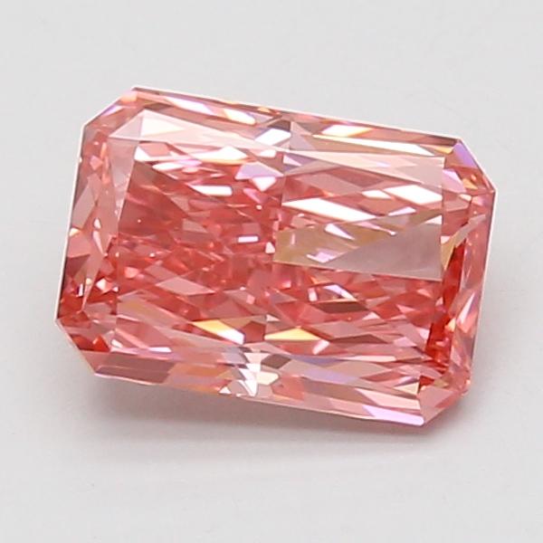 1.55 Ct. Fancy Vivid Pink Radiant Lab Grown Diamond
