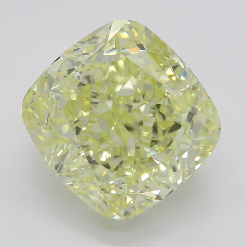 3.4 Ct. Fancy Yellow Cushion Diamond