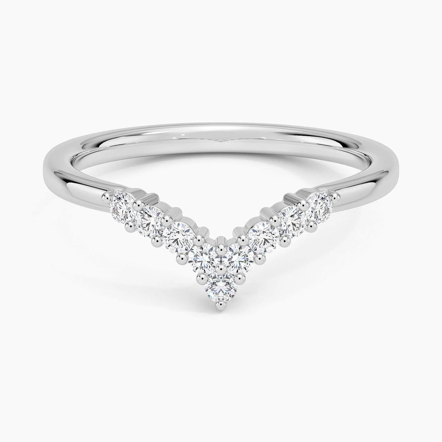 Rose gold diamond engagement ring with surprise diamond details