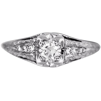Art Deco Diamond Vintage Ring