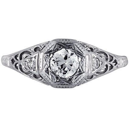Art Nouveau Diamond Vintage Ring