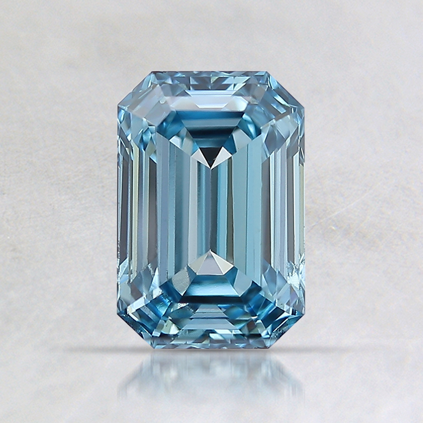 1.01 Ct. Fancy Blue Emerald Lab Grown Diamond
