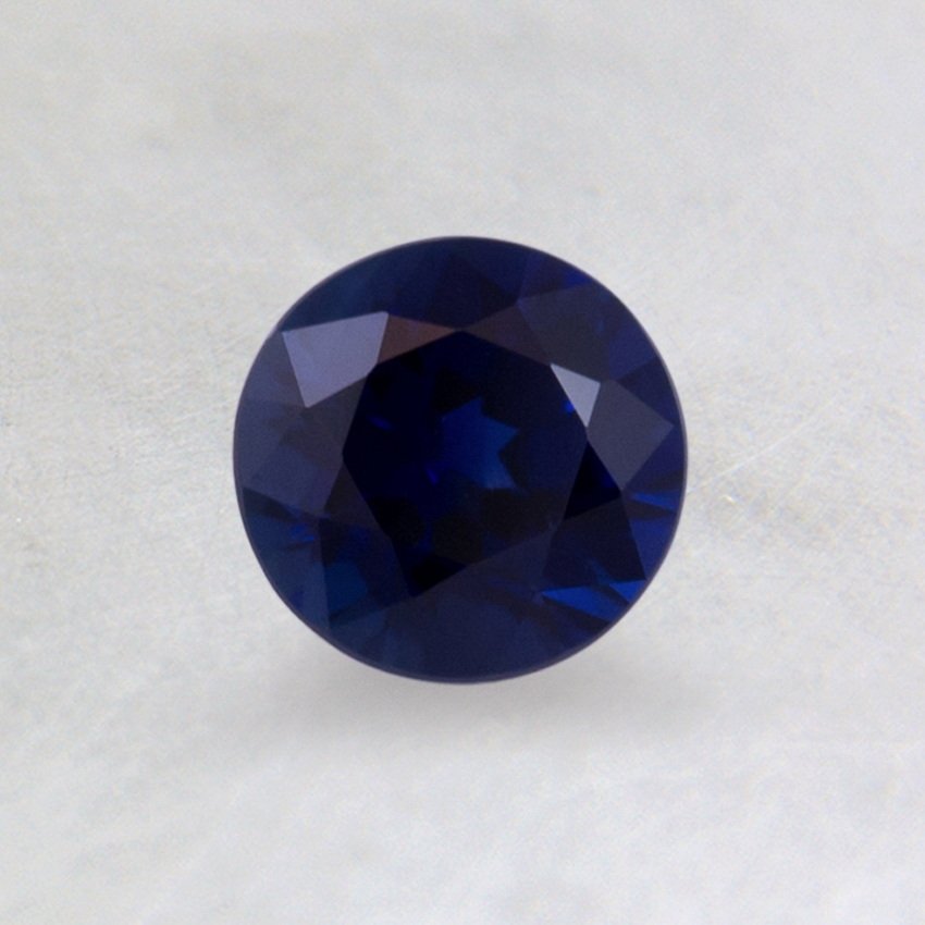 5mm Unheated Blue Round Sapphire