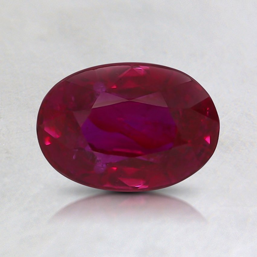 7.1x5mm Unheated Oval Ruby