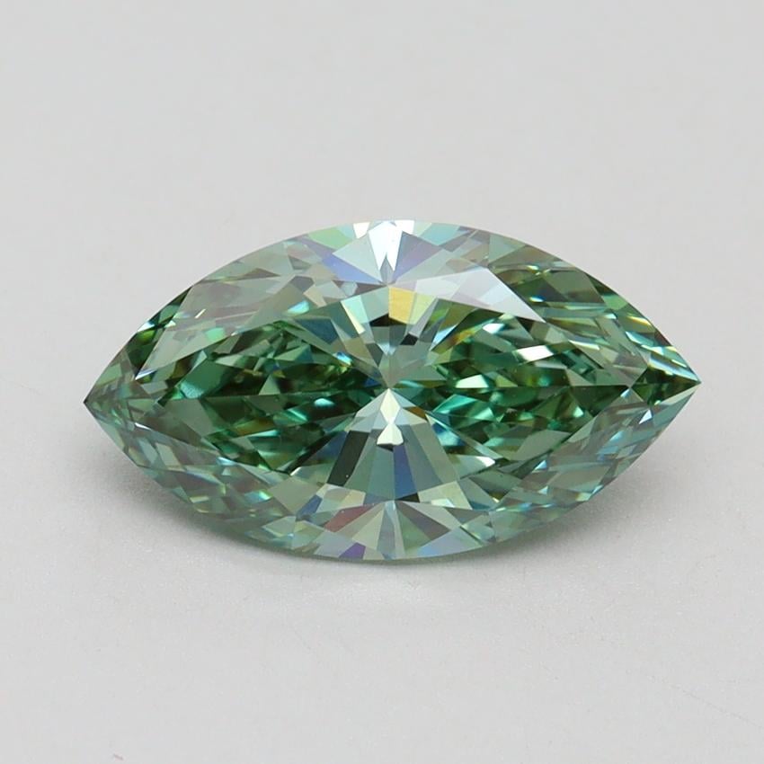 2.03 Ct. Fancy Vivid Green Marquise Lab Grown Diamond