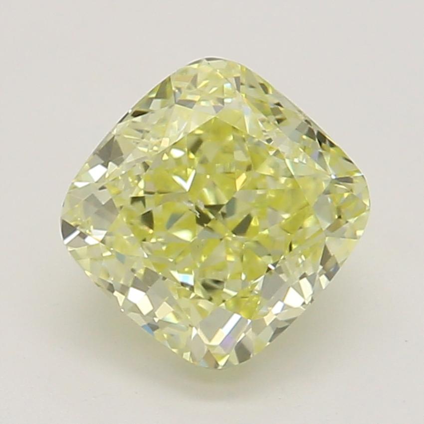 0.71 Ct. Fancy Yellow Cushion Diamond
