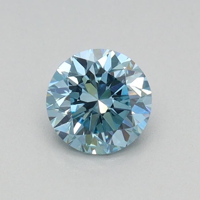 0.34 Ct. Fancy Vivid Blue Round Lab Grown Diamond