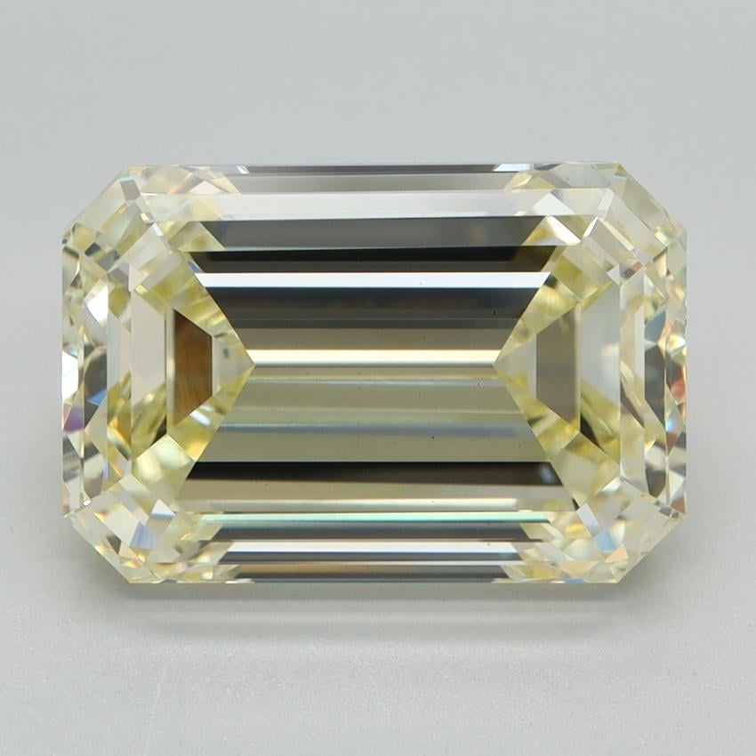 5.10 Ct. Fancy Light Yellow Emerald Lab Grown Diamond