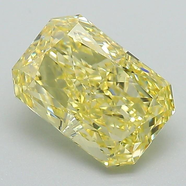 1.72 Ct. Fancy Intense Yellow Radiant Lab Grown Diamond