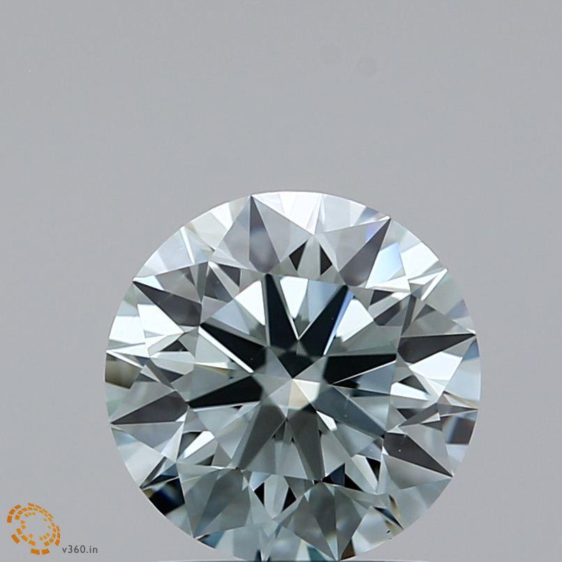 1.42 Ct. Fancy Light Blue Round Lab Grown Diamond