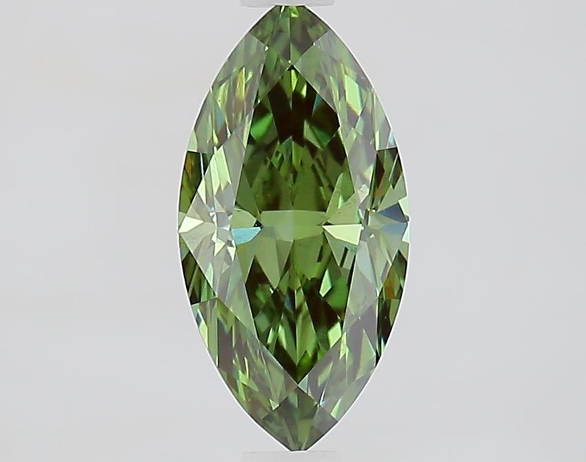 1.01 Ct. Fancy Vivid Green Marquise Lab Grown Diamond