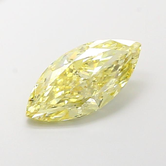 2.57 Ct. Fancy Yellow Marquise Lab Grown Diamond