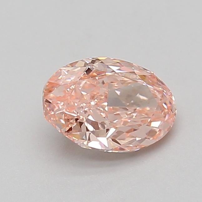 1.09 Ct. Fancy Vivid Pink Oval Lab Grown Diamond