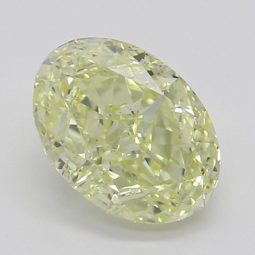 1.02 Ct. Fancy Light Yellow Oval Diamond