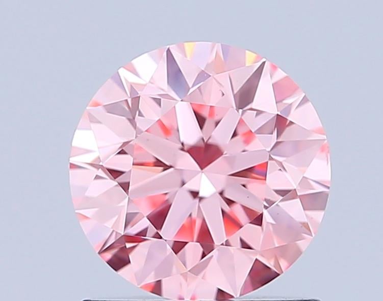 1.00 Ct. Fancy Intense Pink Round Lab Grown Diamond