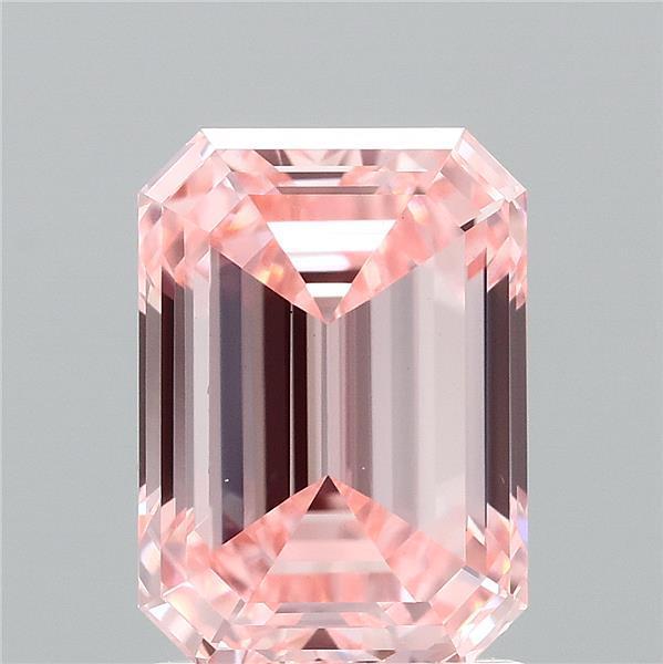 2.06 Ct. Fancy Intense Pink Emerald Lab Grown Diamond