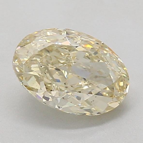 1.52 Ct. Fancy Light Yellow Oval Lab Grown Diamond