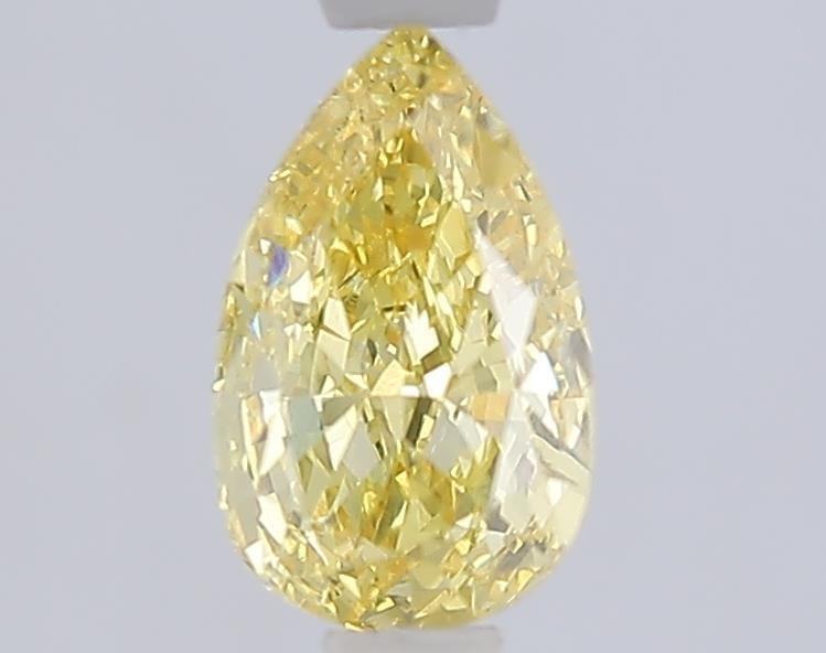1.01 Ct. Fancy Intense  Yellow Pear Lab Grown Diamond