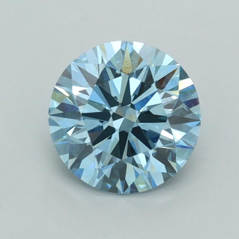 1.50 Ct. Fancy Intense  Blue Round Lab Grown Diamond