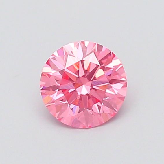 1.04 Ct. Fancy Vivid  Pink Round Lab Grown Diamond