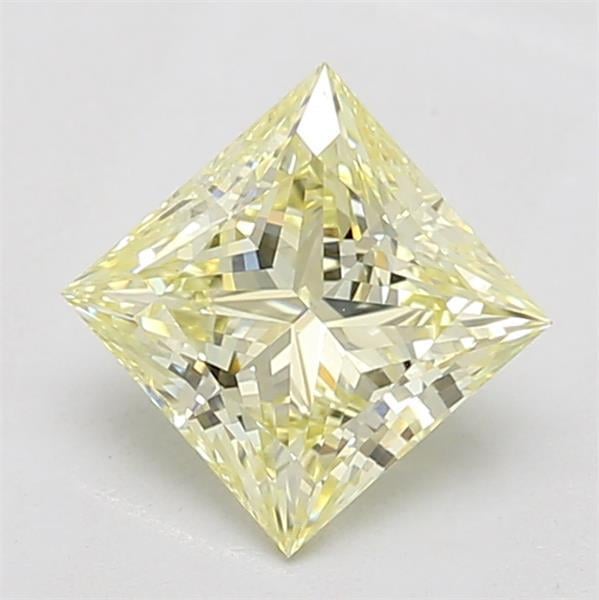 1.06 Ct. Fancy Light Yellow Princess Lab Grown Diamond