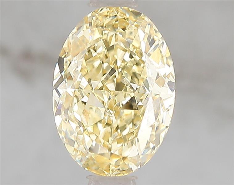 2.08 Ct. Fancy Intense Yellow Oval Lab Grown Diamond