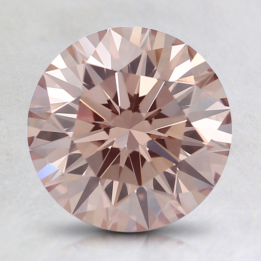 1.97 Ct. Fancy Pink-Brown Round Lab Grown Diamond