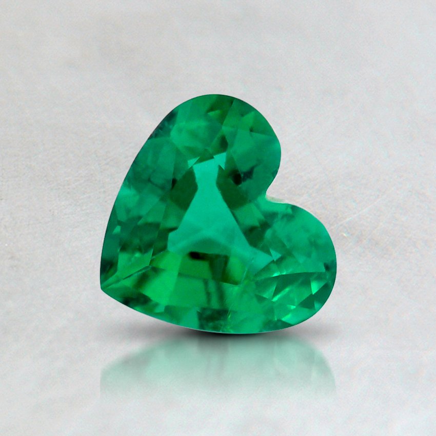 6.5x6mm Super Premium Heart Emerald