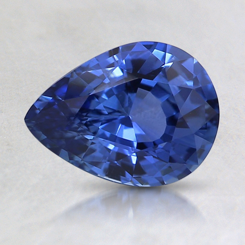 6x8.1mm Premium Blue Pear Sapphire