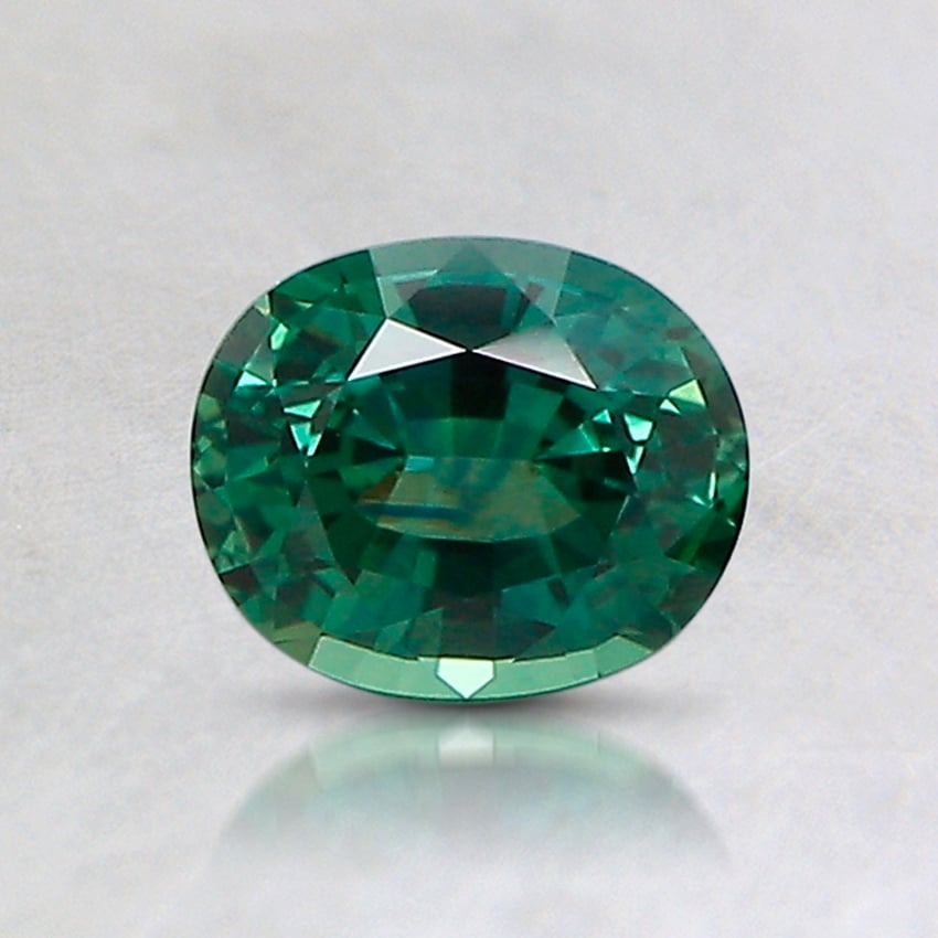 6.1x5mm Teal Oval Montana Sapphire