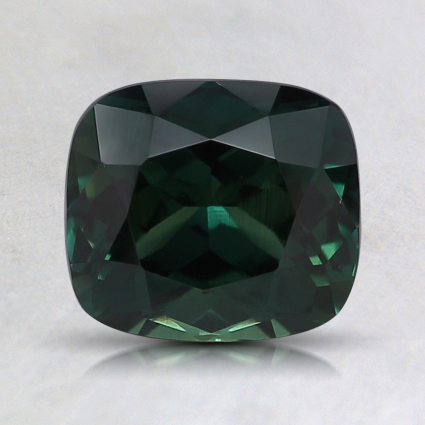 7x6.2mm Teal Cushion Sapphire