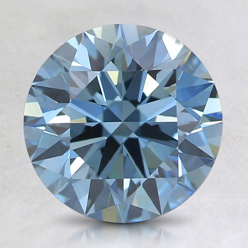 2.05 Ct. Fancy Deep Blue Round Lab Grown Diamond
