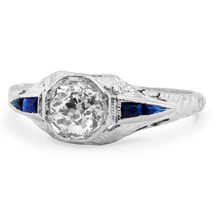 Art Nouveau Diamond Vintage Ring