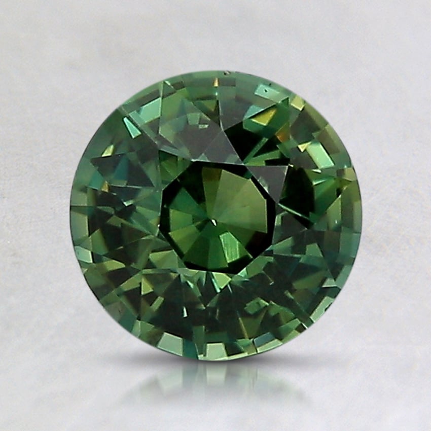 6.9x6.8mm Unheated Parti-Color Round Sapphire