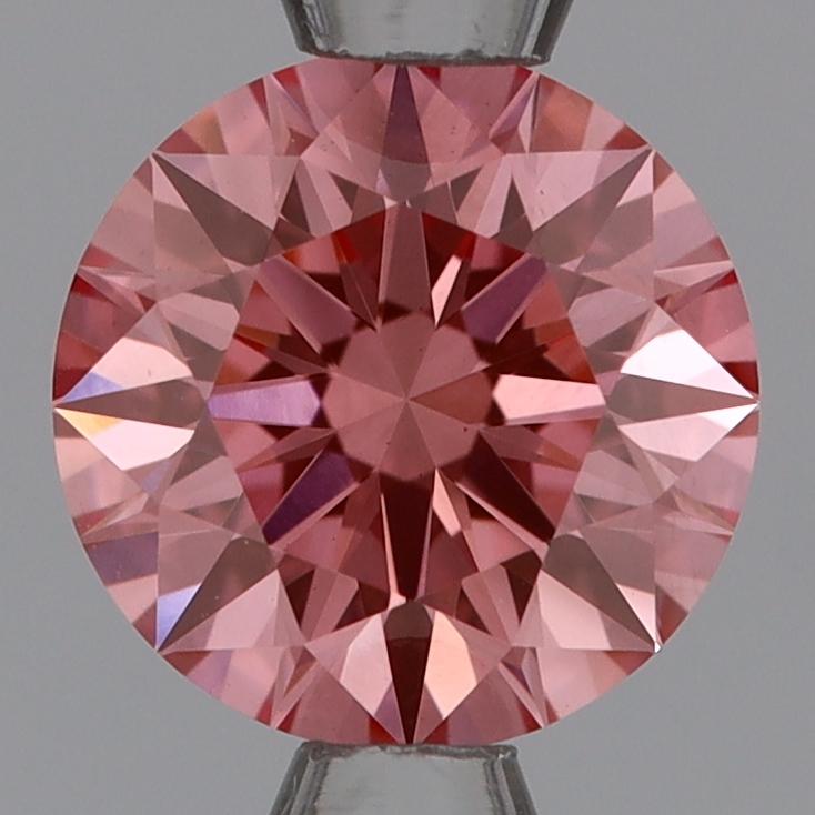 1.04 Ct. Fancy Vivid Pink Round Lab Grown Diamond