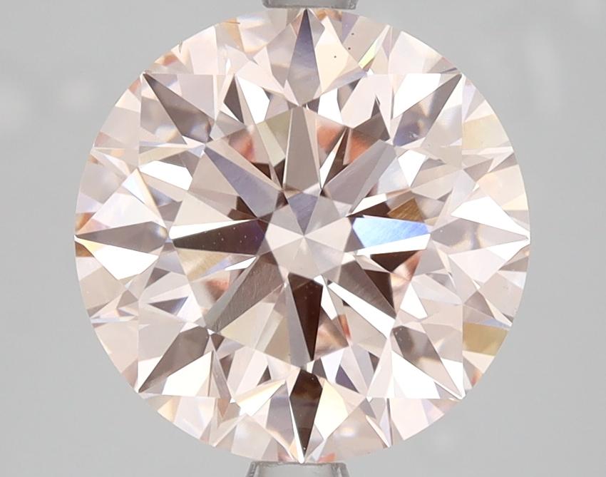 4.01 Ct. Fancy Pink Round Lab Grown Diamond