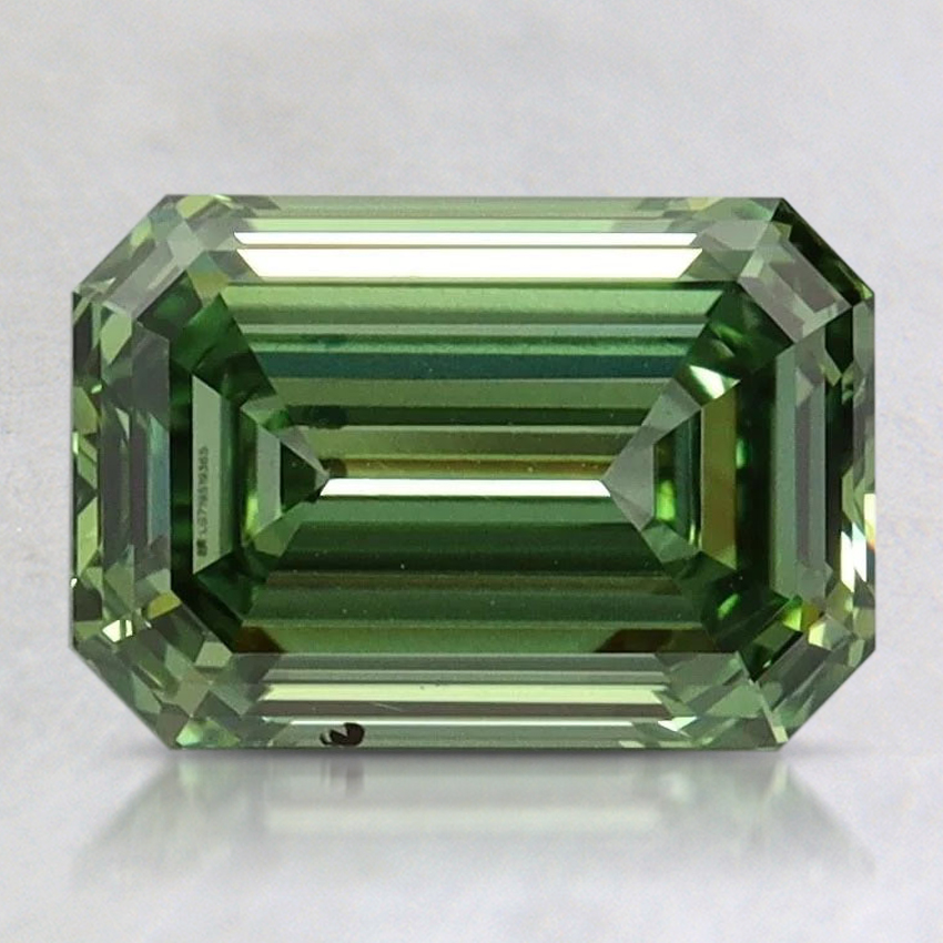 2.03 Ct. Fancy Vivid Green Emerald Lab Grown Diamond