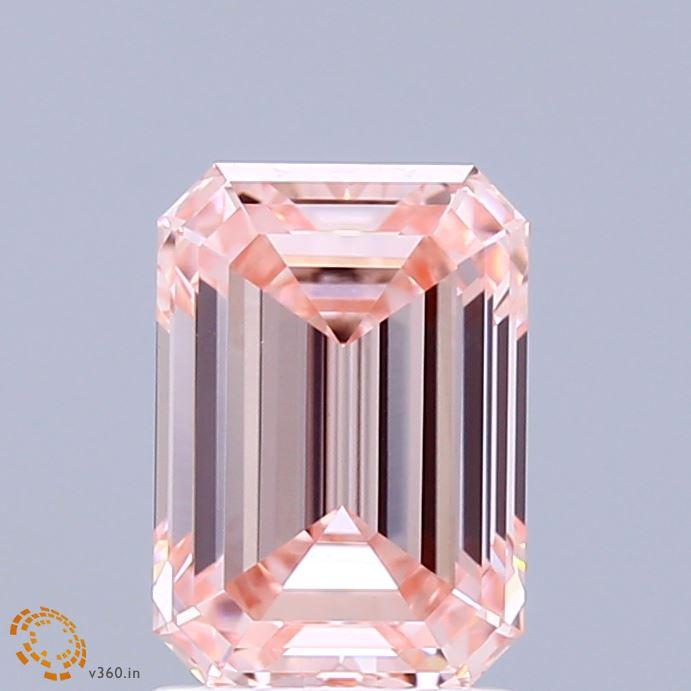 2.02 Ct. Fancy Intense Pink Emerald Lab Grown Diamond