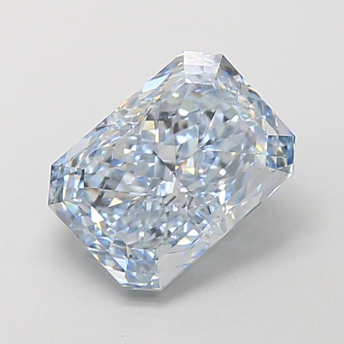 2.15 Ct. Fancy Intense Blue Radiant Lab Grown Diamond