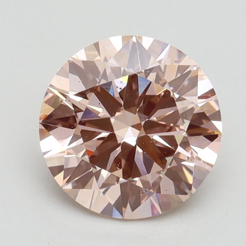 1.70 Ct. Fancy Light Pink Round Lab Grown Diamond