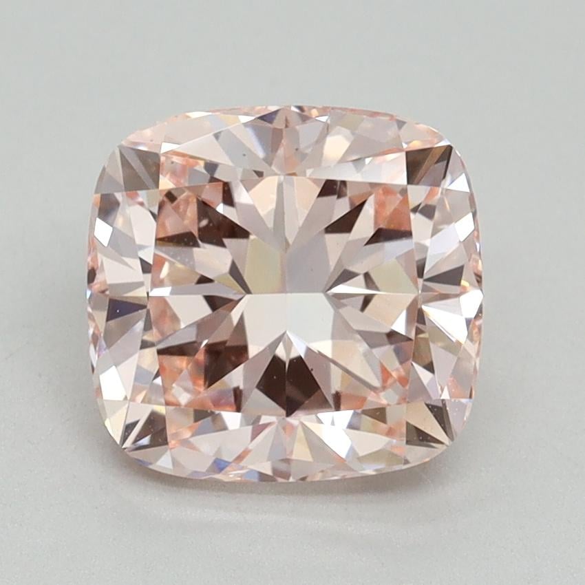 2.07 Ct. Fancy Intense Pink Cushion Lab Grown Diamond