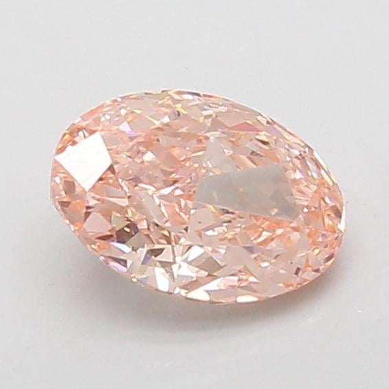 1.06 Ct. Fancy Vivid Pink Oval Lab Grown Diamond