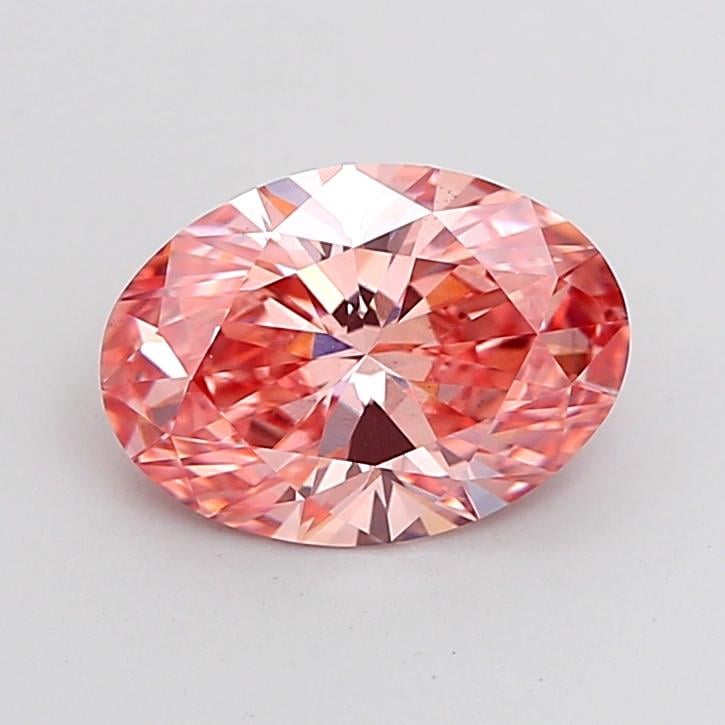 2.03 Ct. Fancy Vivid Pink Oval Lab Grown Diamond