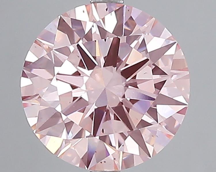 5.03 Ct. Fancy Intense Pink Round Lab Grown Diamond