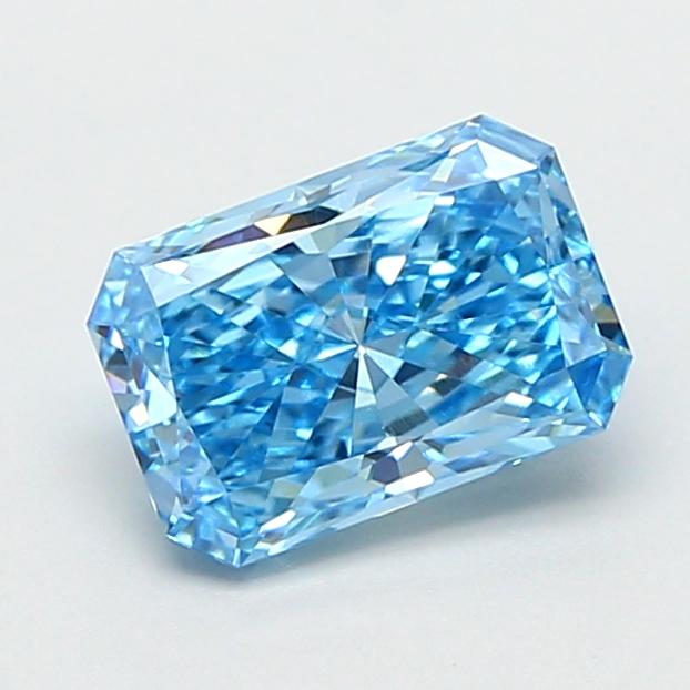 1.14 Ct. Fancy Vivid  Blue Radiant Lab Grown Diamond