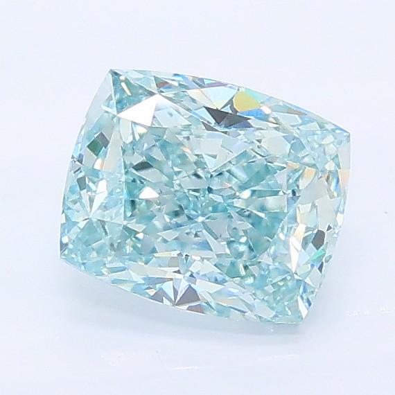 1.20 Ct. Fancy Intense Blue Cushion Lab Grown Diamond