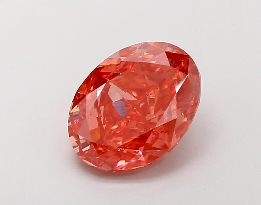 4.00 Ct. Fancy Vivid Pink Oval Lab Grown Diamond