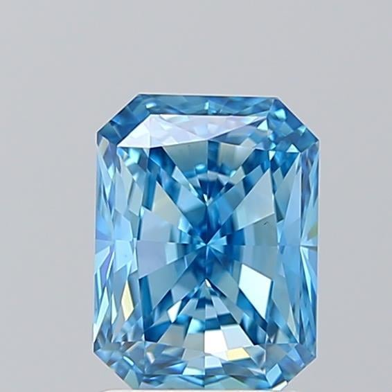 1.66 Ct. Fancy Vivid Blue Radiant Lab Grown Diamond